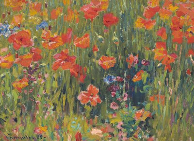 Poppies by Robert William Vonnoh